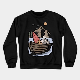 Nature and skull Crewneck Sweatshirt